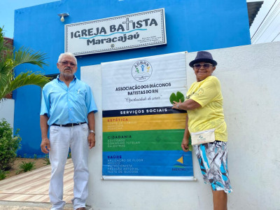 Ação social promovida pela Associação dos Diáconos Batistas do Rio Grande do Norte em Maracajau.